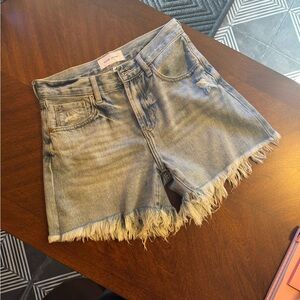 Dear John Denim Frayed Shorts